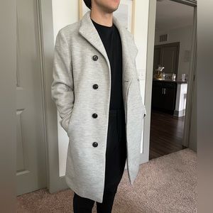 ZARA men’s grey trench coat